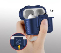 Etui Case Obudowa Do AirPods Pro 2 Pancerne Z Brelokiem Ciemnoniebieskie