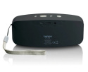 Głośnik stereo Bluetooth z Akumulatorem Moc 6 W Pasek karta SD - szary