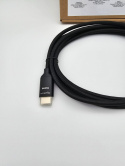 Kabel HDMI 4K 10,2 Gb/s w Oplocie 3m Czarny