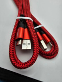 Kabel Micro USB na USB-A, 2 sztuki, 2m, JSAUX osłona nylonowa