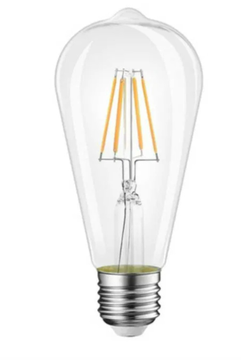 Żarówka LED E27 ST64 10W=90W 980lm 3000K Biała Ciepła 360° Filament 3 szt.