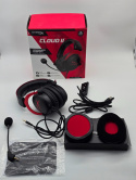 Słuchawki HyperX Cloud II - gamingowy PC/PS4/PS5, czerwony.