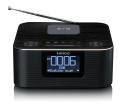 LENCO CR-650BK radiobudzik DAB+/ FM z Bluetooth i ładowaniem bezprzew.