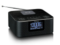 LENCO CR-650BK radiobudzik DAB+/ FM z Bluetooth i ładowaniem bezprzew.