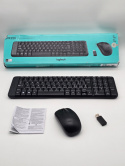 LOGITECH MK220 Zestaw klawiatura i mysz czarny IT K1155