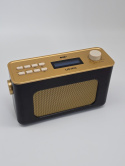 Radio cyfrowe UEME Retro z Bluetooth, radiem DAB FM skóra