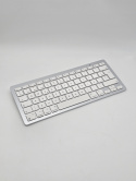 Omoton KB066 bezprzewodowa Klawiatura Bluetooth srebrna iPad Macbook