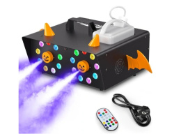 Wytwornica mgły dymu 1500W HOLDLAMP 17 efektów 18 LED pilot Halloween