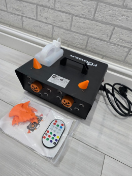 Wytwornica mgły dymu 1500W HOLDLAMP 17 efektów 18 LED pilot Halloween