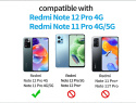 LeYi Etui do Xiaomi Redmi Note 12Pro 4G/Redmi Note 11Pro 4G/5G czarny