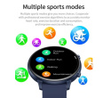 Smartwatch Inteligentny zegarek wielofunkcyjny tętno wodoodporny BT5.2