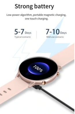 Smartwatch Inteligentny zegarek wielofunkcyjny tętno wodoodporny BT5.2