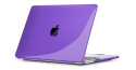 TECOOL Etui do MacBook Air13,6 cala M3 M2 ultracienkie ciemnofioletowy