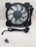 Wentylator 12 ARGB PC Fan 1 x 12cm ARGB Fan with 6 Pin Connector Black