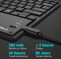 Klawiatura DIAFIELD Bluetooth touchpad cienki do laptopów Azerty