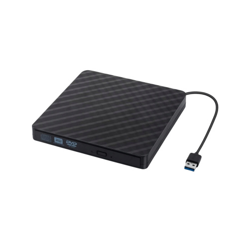 Zewnętrzny napęd DVD, USB 3.0 Slim Przenośny rejestrator szybki czarny