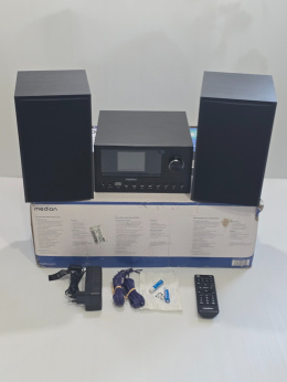 Radio stereo FM Internet/DAB+/PLL z 40 stacji,LCD,Bluetooth,CD,USB